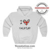 I Love Coldplay Unite Kingdom Flag Parody Hoodie