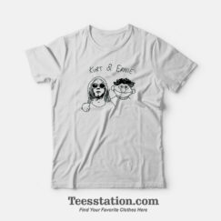 Kurt Cobain And Ernie Sesame Meme Funny T-Shirt