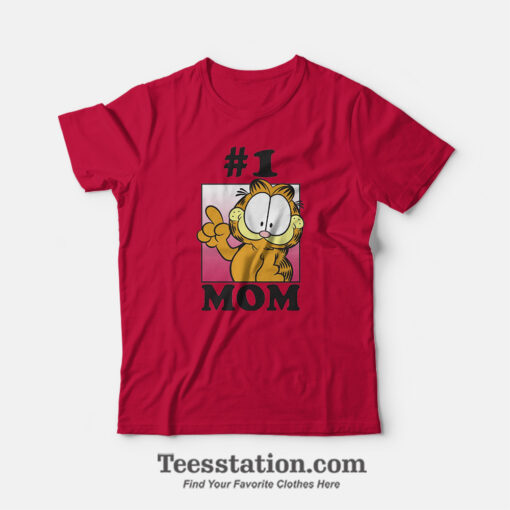 Garfield Mother's Day #1 MOM Funny T-Shirt