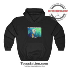 Squidward Work From Home Funny Hoodie