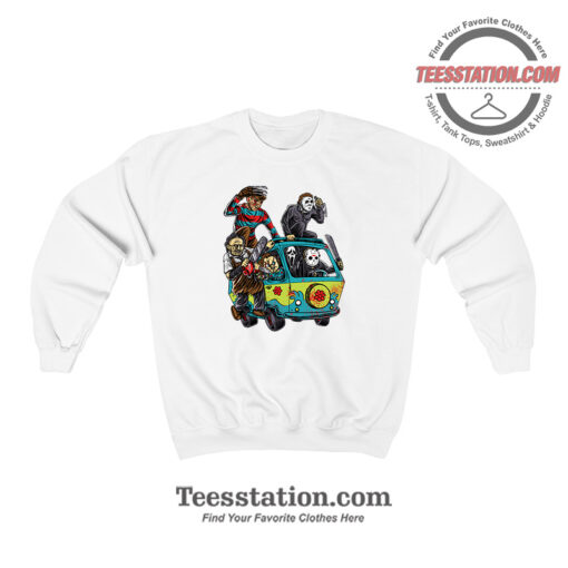 The Massacre Mystery Machine Horror Funny Sweatshirt