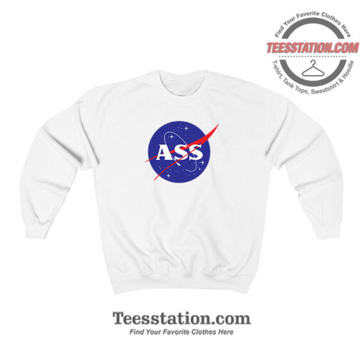 ASS Logo NASA Parody Sweatshirt For Unisex