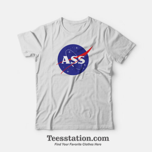 ASS Logo NASA Parody T-Shirt For Unisex