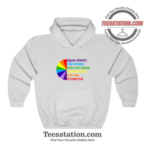 Equal Rights For Others Does Not Fewer Rights Parody Hoodie