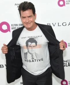Charlie Sheen Stay Positively Negative T-Shirt
