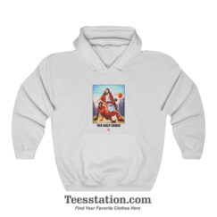 Jesus Crossing Up Satan Basketball The Holy Cross Hoodie