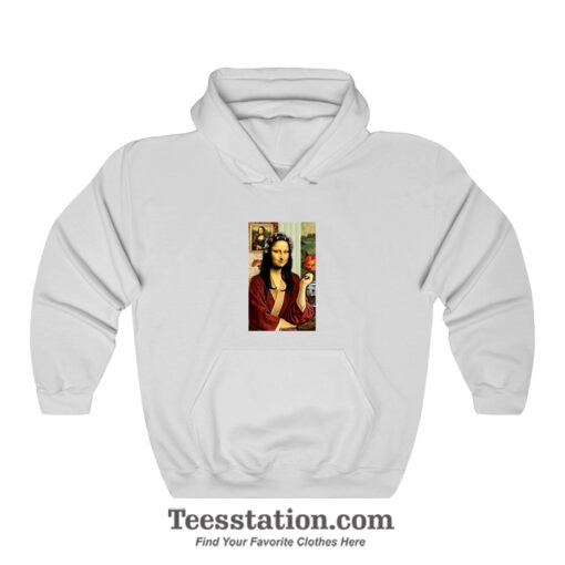 Mona Lisa Hair Rollers Meme Hoodie