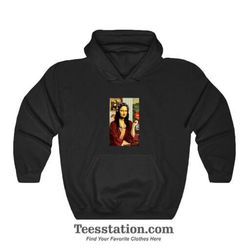 Mona Lisa Hair Rollers Meme Hoodie