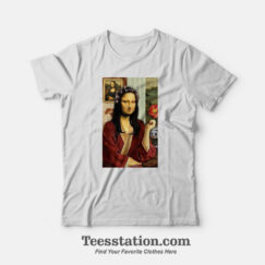 Mona Lisa Hair Rollers Meme T-Shirt