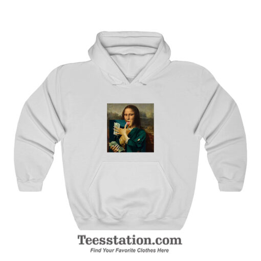 Mona Lisa Money Cash Meme Hoodie