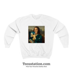 Mona Lisa Money Cash Meme Sweatshirt