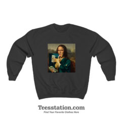 Mona Lisa Money Cash Meme Sweatshirt