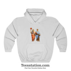 Plato And Aristotle In Epic Basketball Hoodie