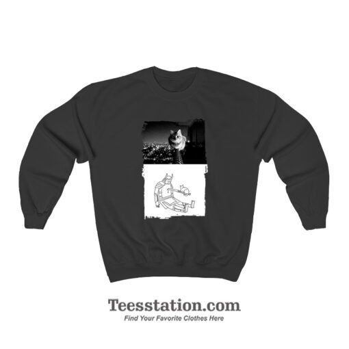 Samurai Cat Meme Sweatshirt